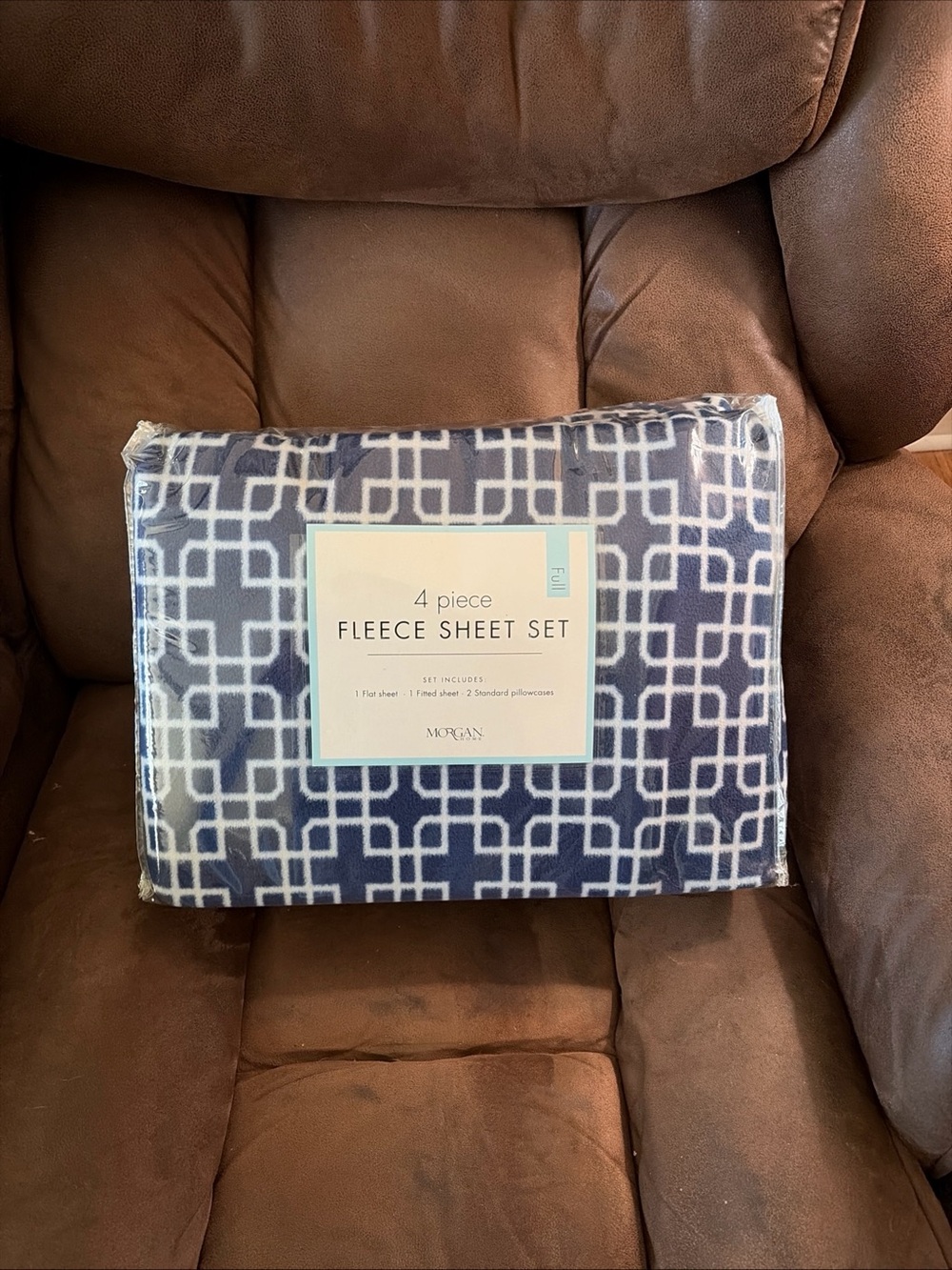 Morgan Fleece full size sheet set NWT